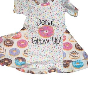 Size 2T Never Worn Donut Print Dress